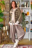 Stripe Boucle Slouch Knit Mocha & Moss